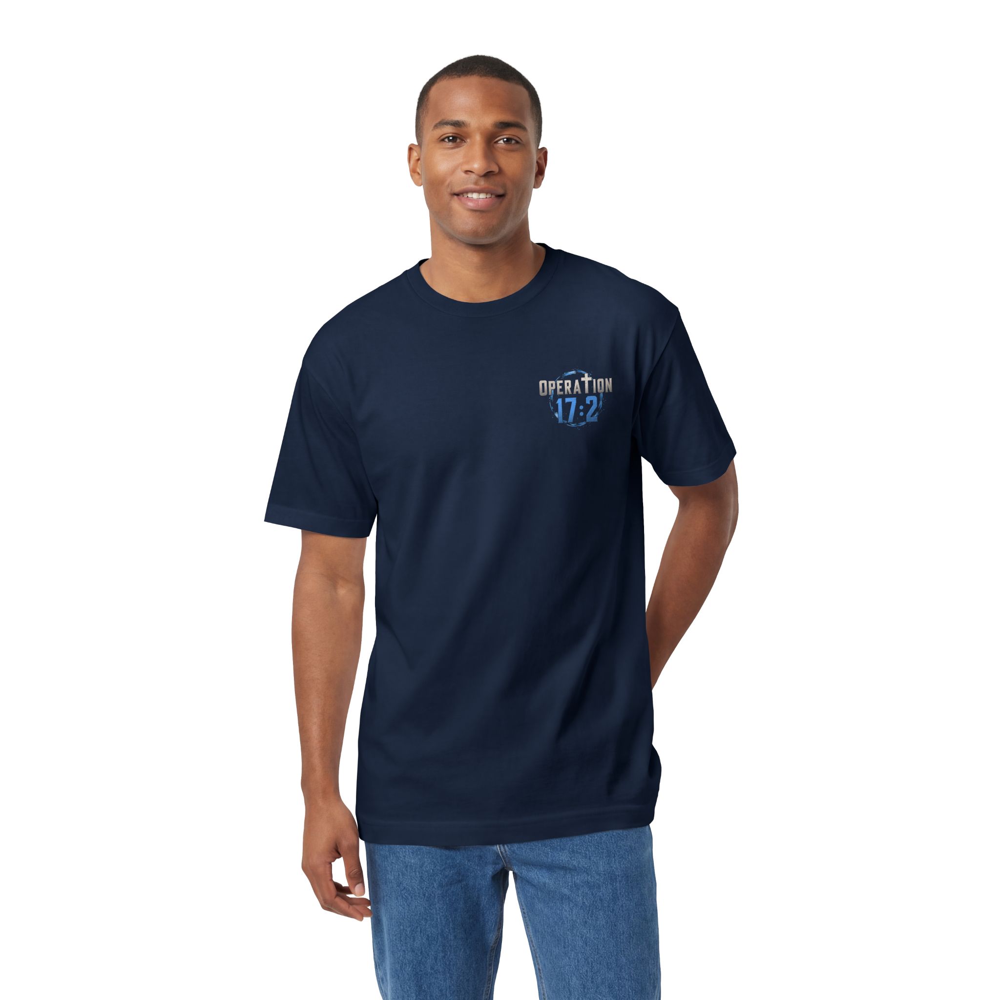 Operation 17:2 T-Shirt — "Not In Our Town, Not On Our Watch" Patriotic Thin Blue Line Tee - Image 16