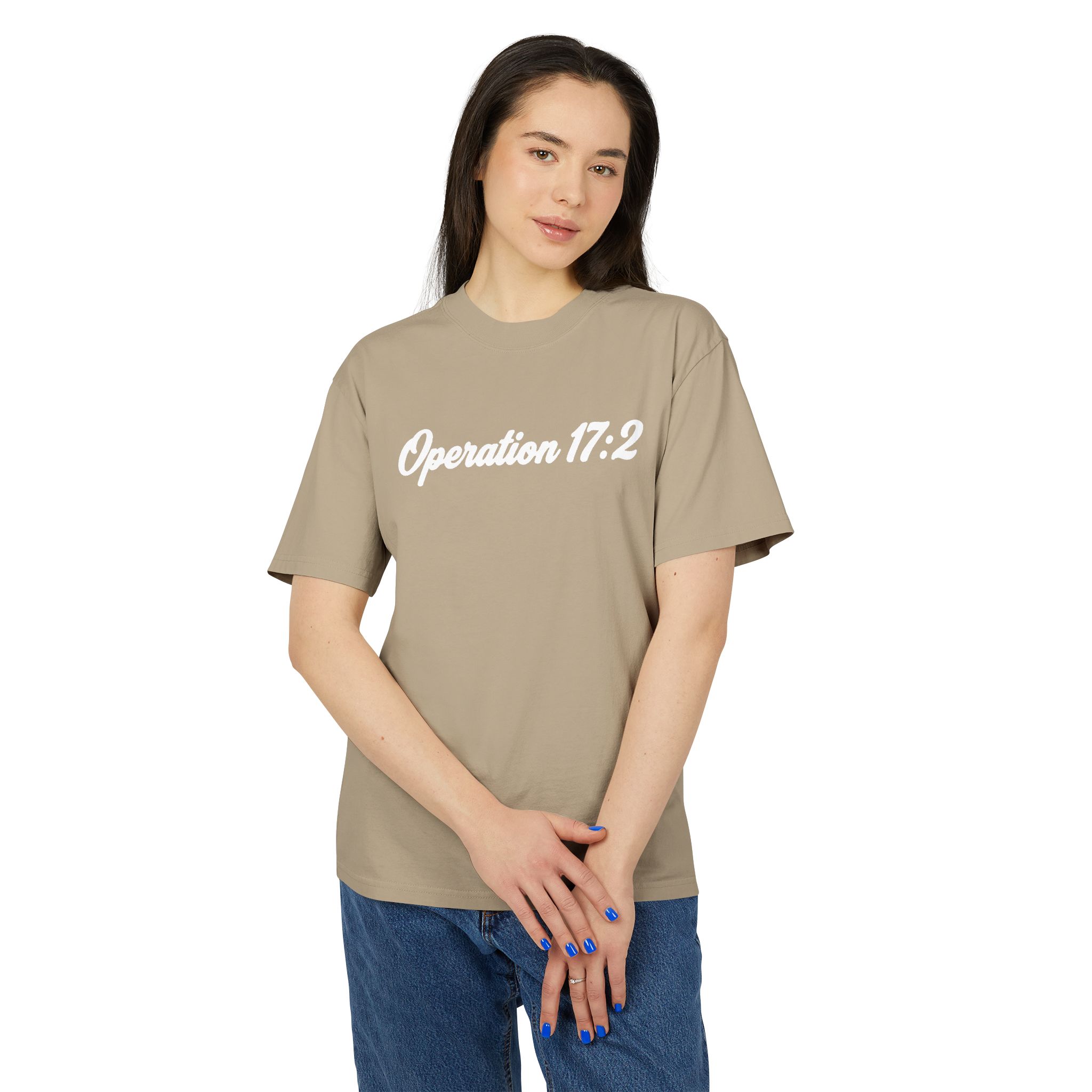 Operation 17:2 Christian Faith T-Shirt Oversized - Image 3