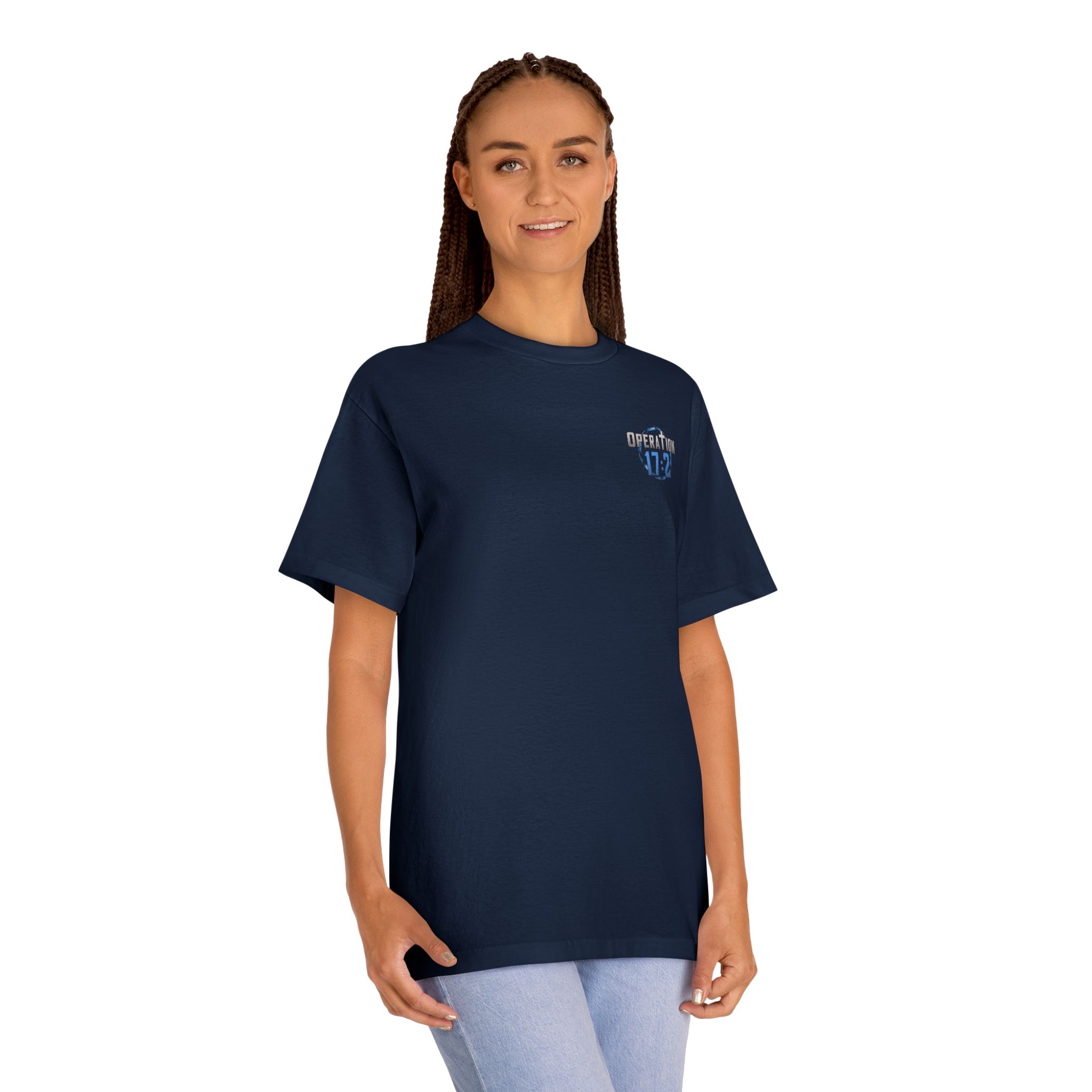 Operation 17:2 T-Shirt — "Not In Our Town, Not On Our Watch" Patriotic Thin Blue Line Tee - Image 15