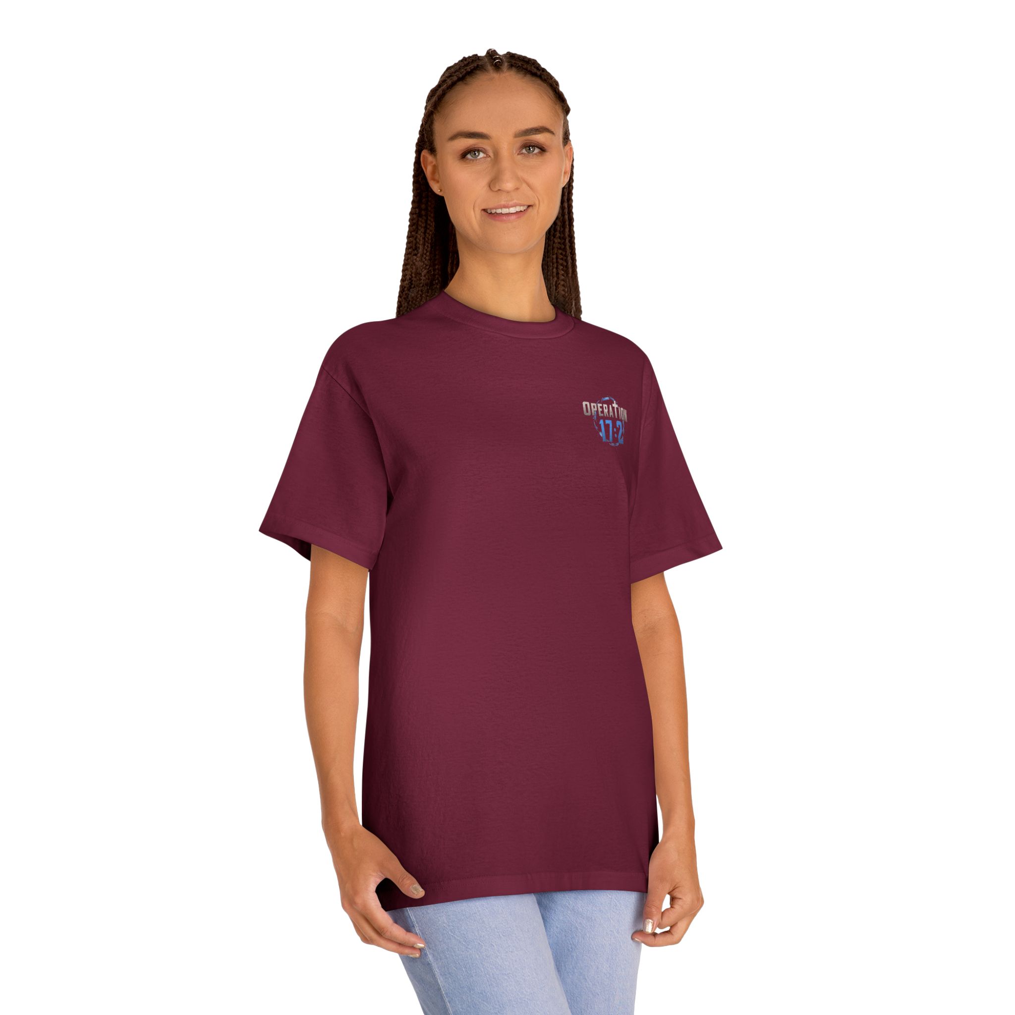 Operation 17:2 T-Shirt — "Not In Our Town, Not On Our Watch" Patriotic Thin Blue Line Tee - Image 23