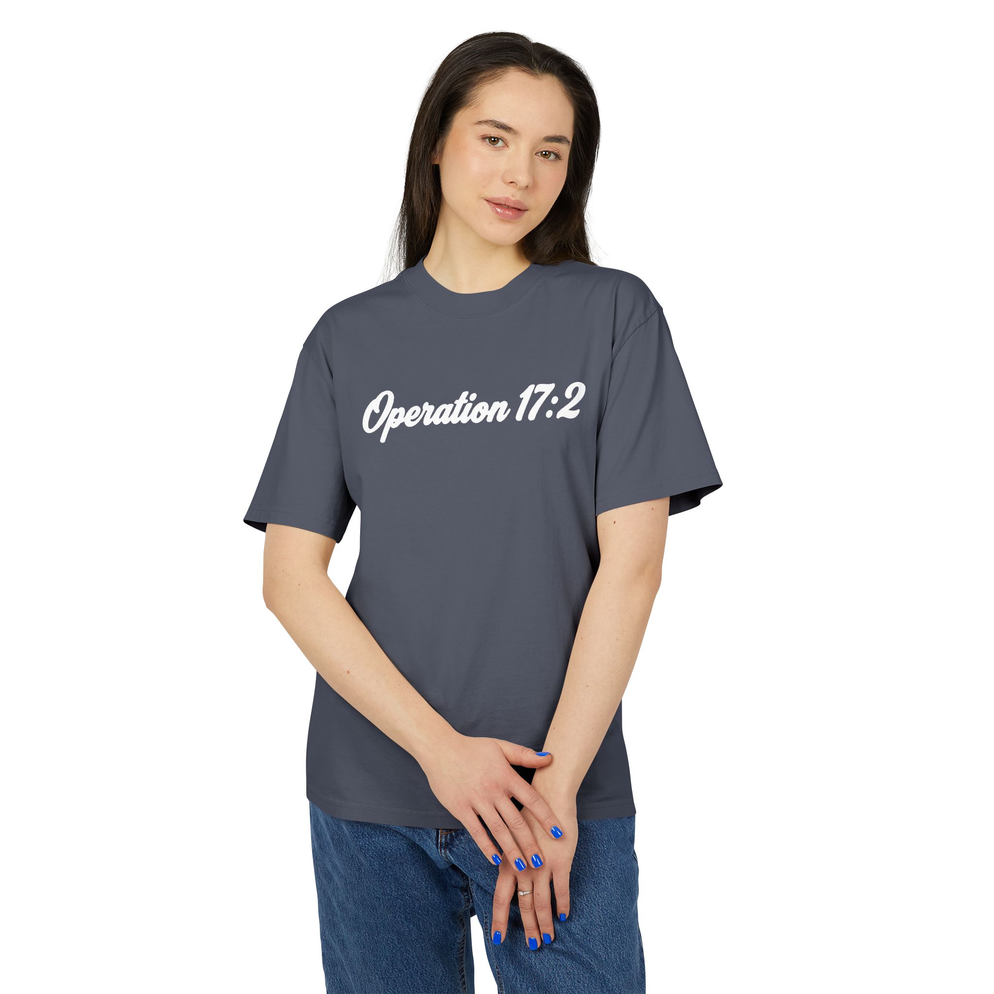 Operation 17:2 Christian Faith T-Shirt Oversized - Image 13