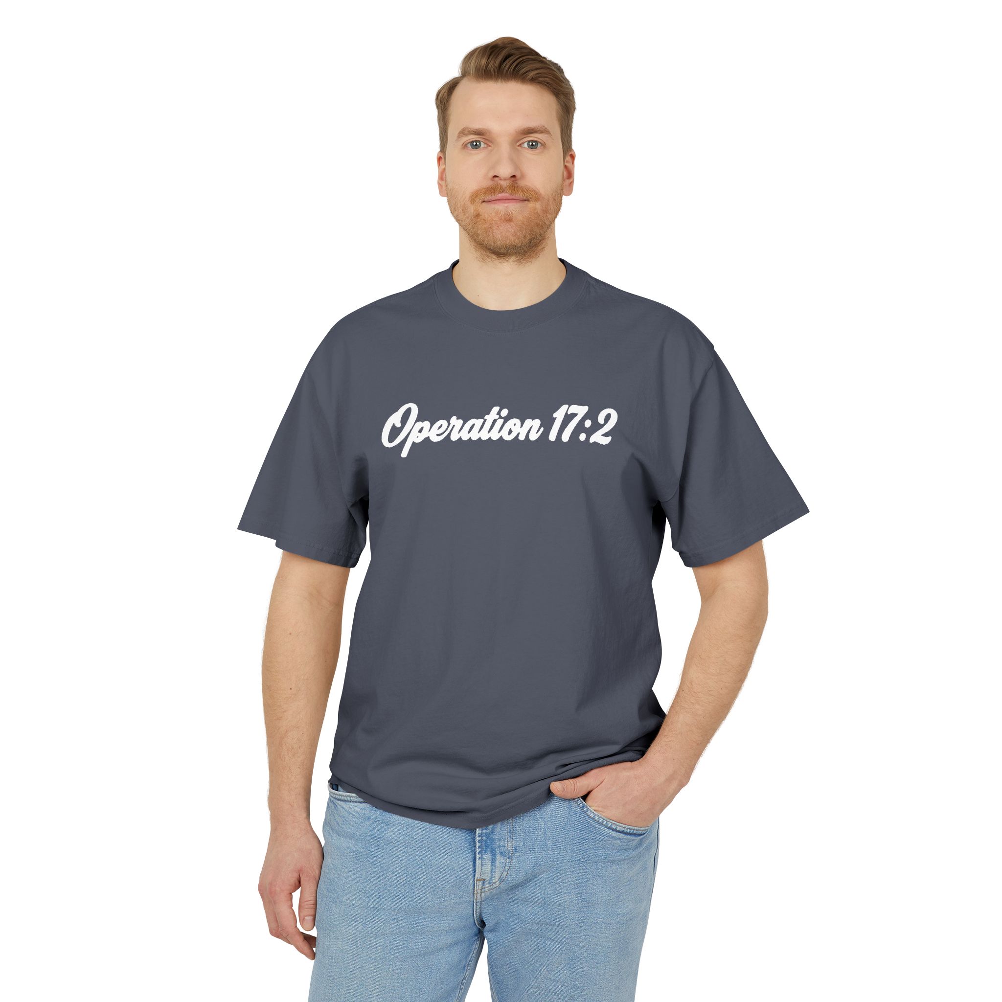 Operation 17:2 Christian Faith T-Shirt Oversized - Image 15