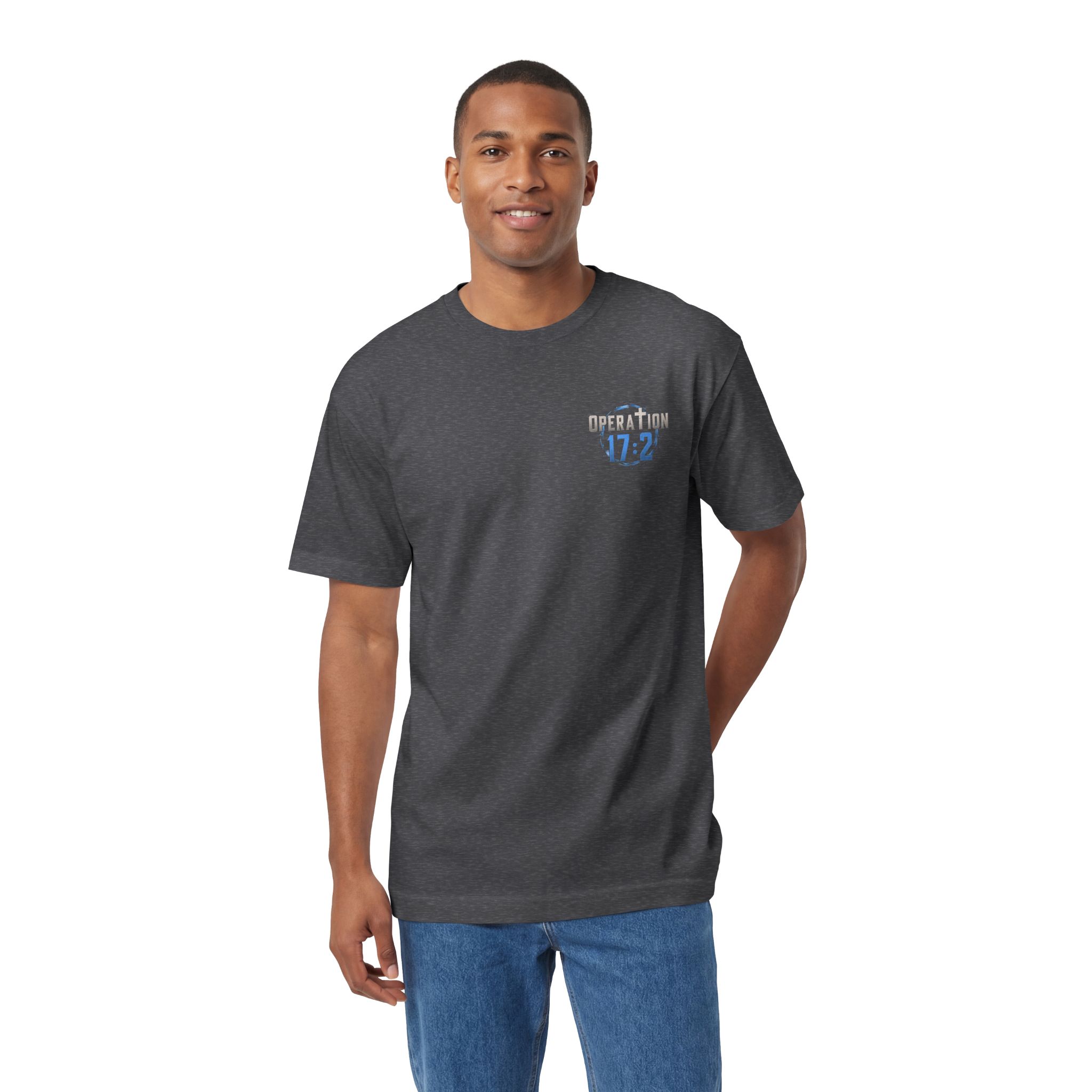 Operation 17:2 T-Shirt — "Not In Our Town, Not On Our Watch" Patriotic Thin Blue Line Tee - Image 12