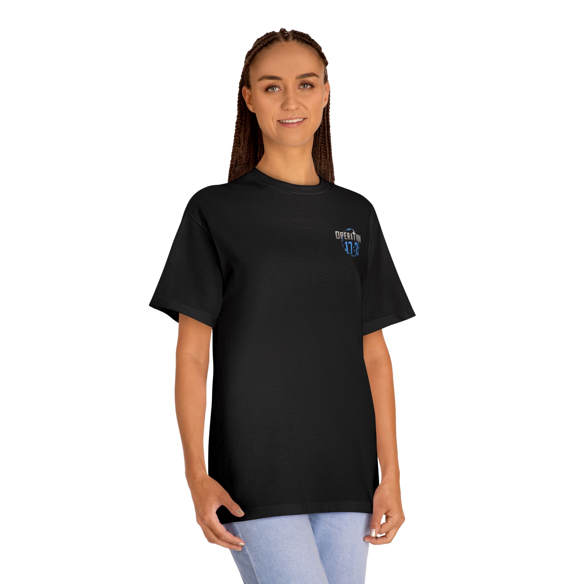 Operation 17:2 T-Shirt — "Not In Our Town, Not On Our Watch" Patriotic Thin Blue Line Tee - Image 19