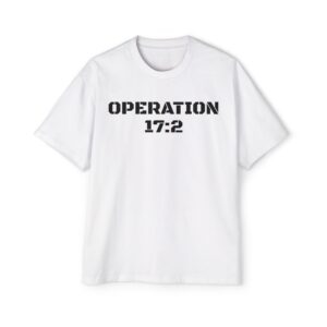 Operation 17:2, better a millstone verse Christian Faith Men's Oversized Tee