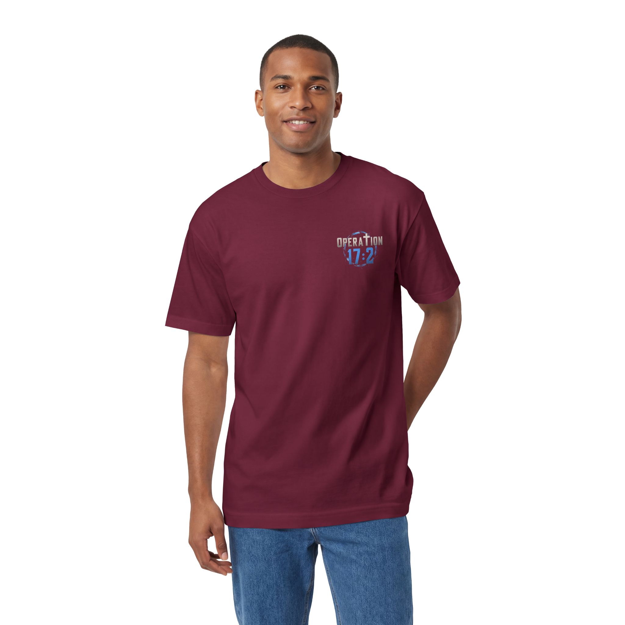Operation 17:2 T-Shirt — "Not In Our Town, Not On Our Watch" Patriotic Thin Blue Line Tee - Image 24