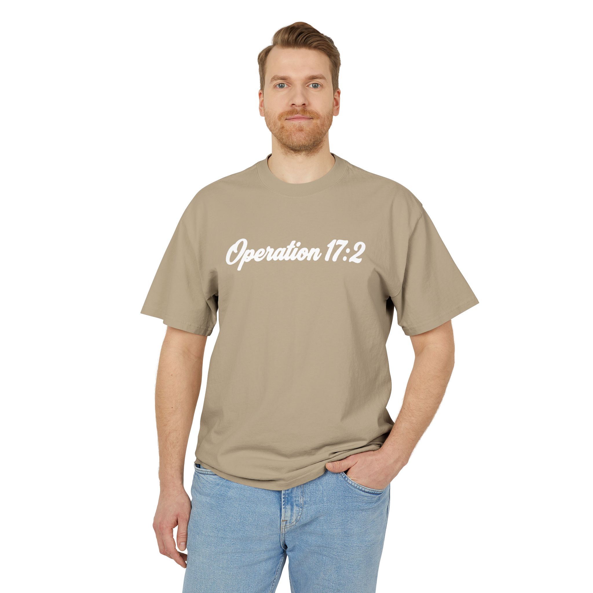 Operation 17:2 Christian Faith T-Shirt Oversized - Image 5